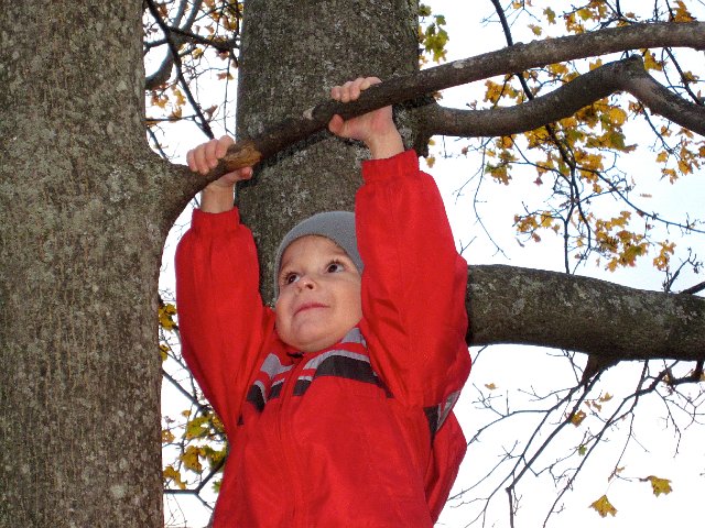 IMG_2635.jpg - And, Nathan, is never far behind.  He must think he's in gym class!