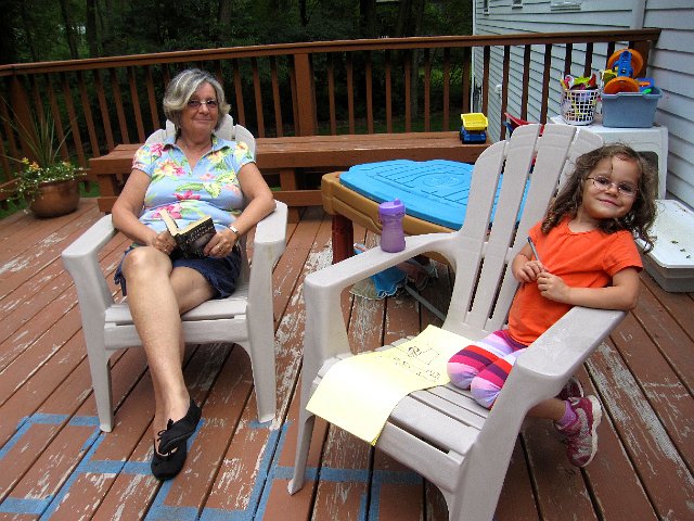 IMG_7041.jpg - Nana and Catherine with some quality time on the deck with their books.