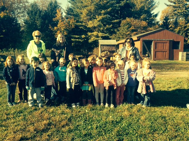 IMG_5223.jpg - Catherine's first field trip.  They went on a hay ride and did some pumpkin picking at Ingaldsby Farm.