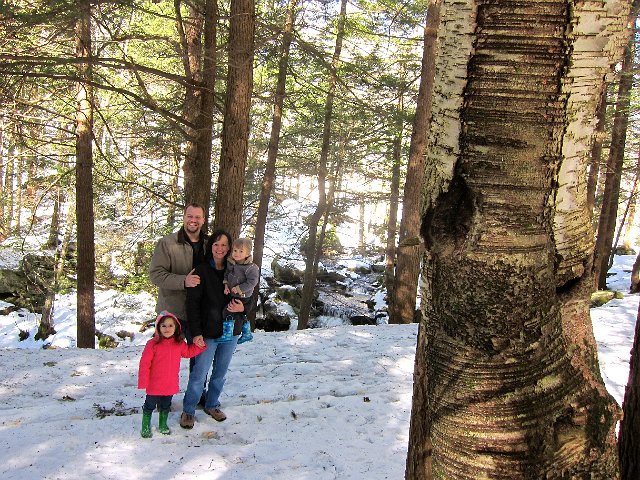 IMG_6945.jpg - Our favorite family photo of the weekend.  Daddy did a terrific job setting up the camera and luckily didn't get hurt doing so!