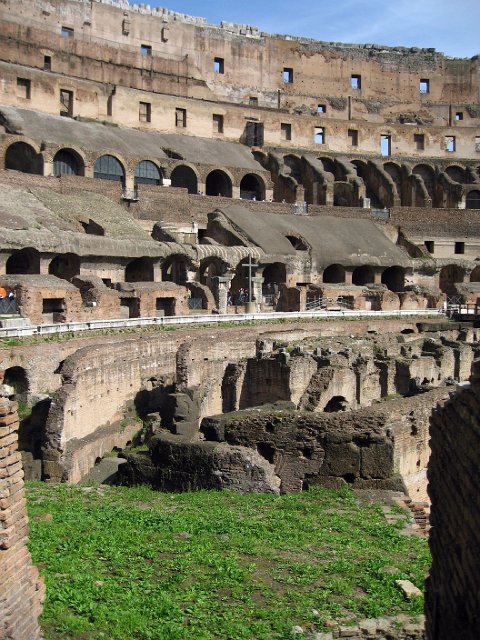 Colosseum-39.JPG - Seeing the Colosseum means, as Charles Dickens wrote, "seeing the ghost of old Rome floating over the places its people walk in".