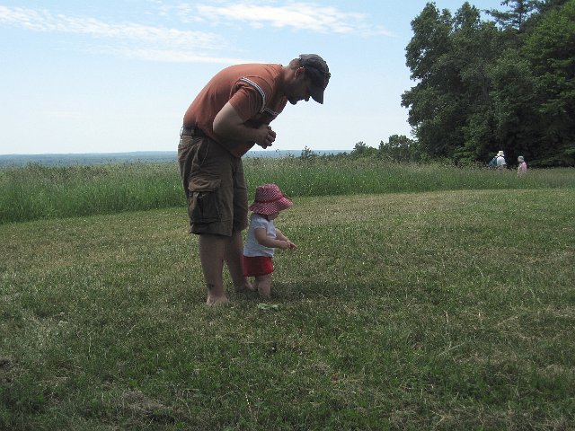 IMG_8384b.jpg - .. and now Catherine is standing without holding Daddy's hands.