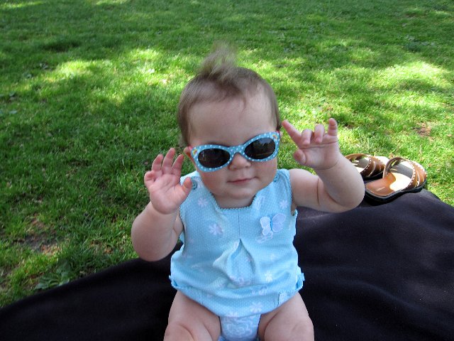 IMG_8108b.jpg - It was a hot and windy day at the park, but she's still one cool looking little chic!