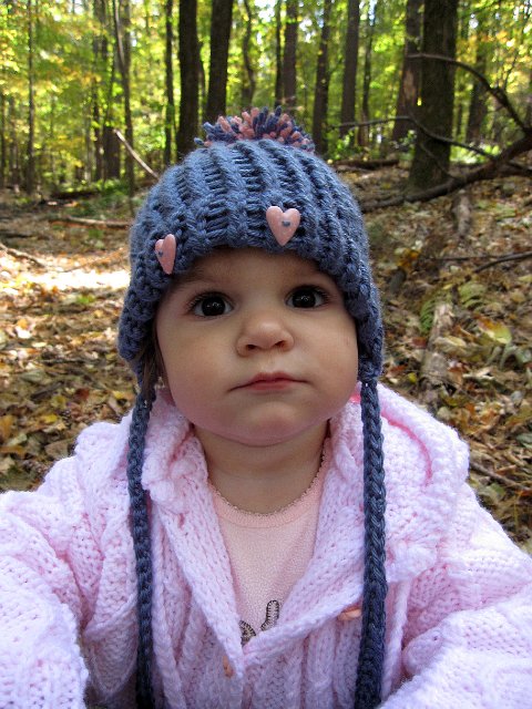 IMG_0480b.jpg - Catherine is sporting a hat knit by Nana on our return hike.