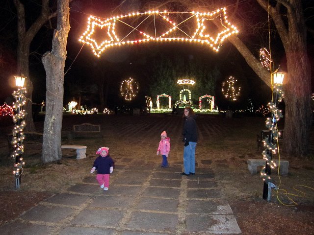 IMG_2764b.jpg - Enjoying the Holiday Lights with the Halsteads.