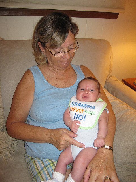IMG_1039.JPG - Nana is in the house and bonding with her favorite grandson.