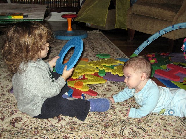IMG_2040b.jpg - Some attempts are being made at 'playing together'.