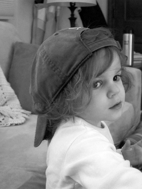 IMG_2453bw.jpg - Just too cute.
