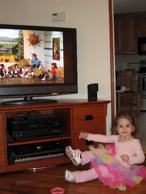 IMG_3102b.jpg - Catherine enjoys watching the movie "Miss Christy's Dance Show" on occasion.