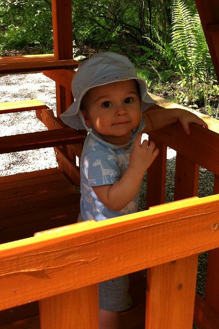 IMG_0993b.jpg - Here's our little explorer again ... doesn't he look like he's ready to head out on a safari??