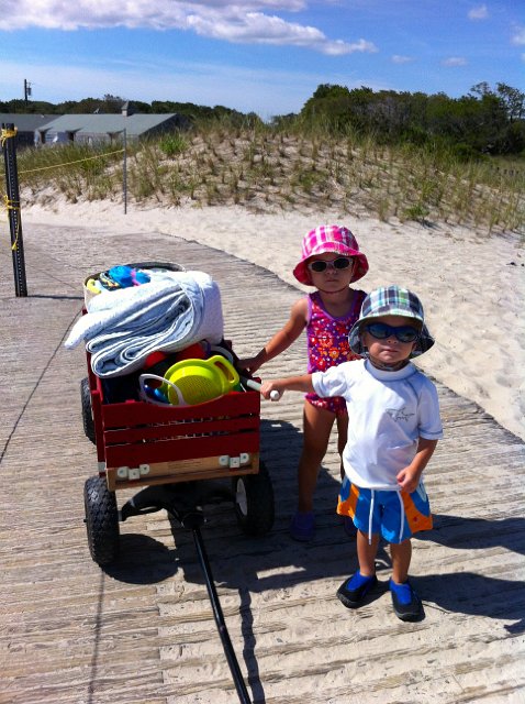 IMG_2412.jpg - Here is our mode of transportation for all the beach goodies, Mom's new best friend.