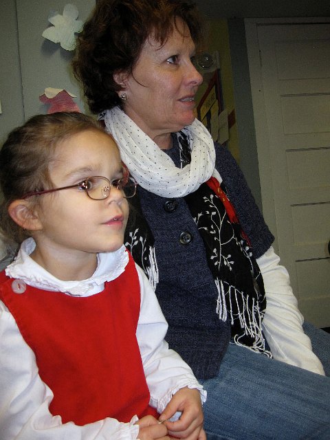 IMG_3290.jpg - Miss Mary (our neighbor and wonderful babysitter) attended Catherine's Preschool Hoilday Party with us this year.