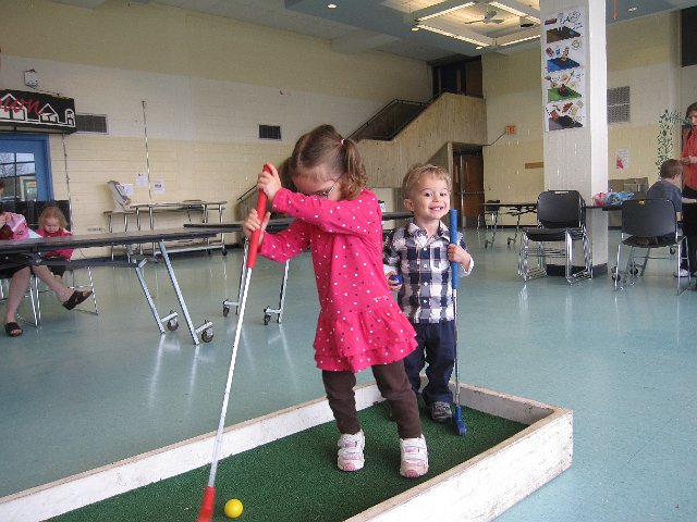 IMG_8615.jpg - But, I think we've found Nathan's favorite part of the Andover Spring Egg Hunt event, golfing fun!