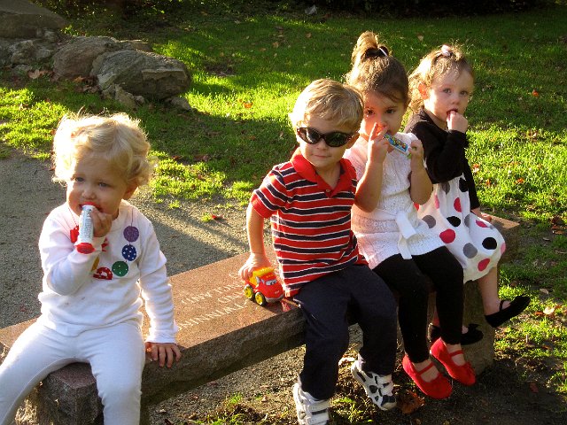 IMG_2606.jpg - Play crew, round 2 = Addison, Nathan, Regan and Kaylin, all age 2.