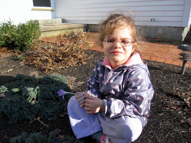 IMG_4804.jpg - "So, I wasn't supposed to pull OUT the flower, Mom??"  Hmmmm.....