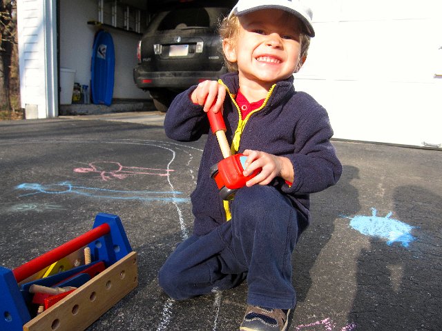 IMG_4805.jpg - Perhaps this little man will be a pit crew member instead of a driver?