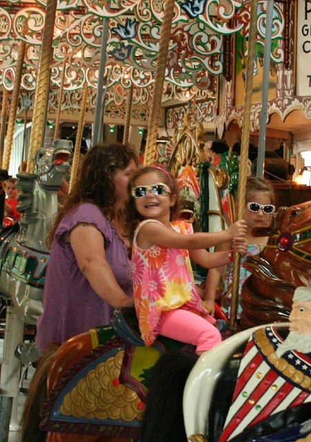 _MG_4809.jpg - One day was dedicated to Knoebels, Americaâs Largest Free-Admission Park.  We kicked off the day with the Grand Carousel with antique, hand-carved horses.