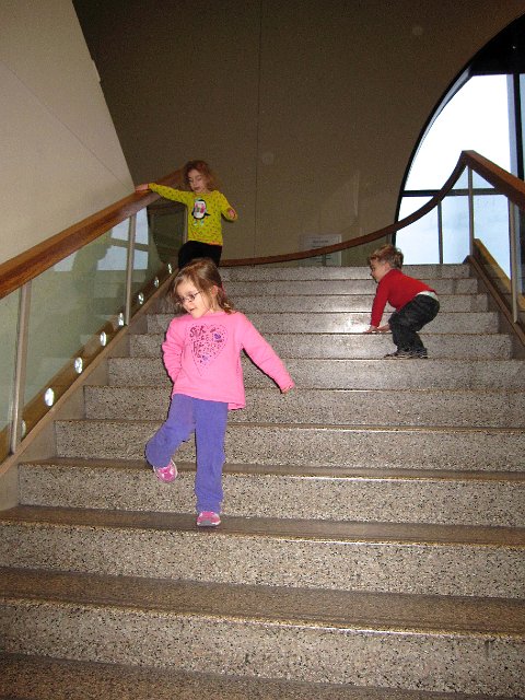 IMG_4111.jpg - The stairs can provide entertainment for quite some time for all kids, big and small.
