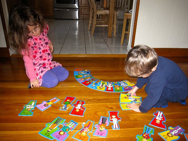 IMG_3725.jpg - Love it when they can play together and learn at the same time.
