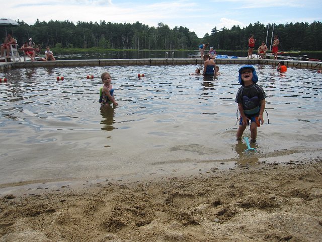 IMG_7321.jpg - We went to Pomps Pond (a mere several times this summer to enjoy the weather and water.
