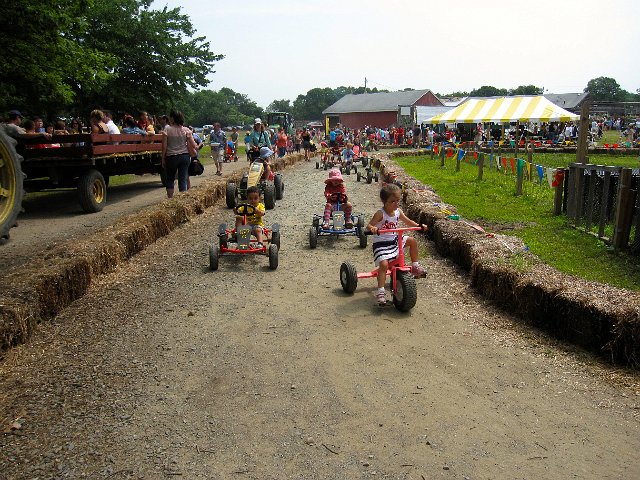 IMG_6619.jpg - The pedal cars were quite entertaining .. something new we had never experienced before at a farm.