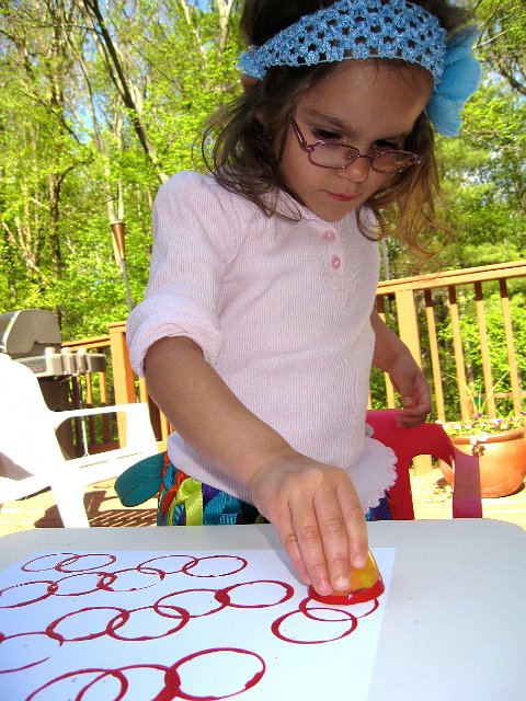 IMG_5999.jpg - Catie Ann did some painting/stamping here at home too ... she's quite the artist these days.