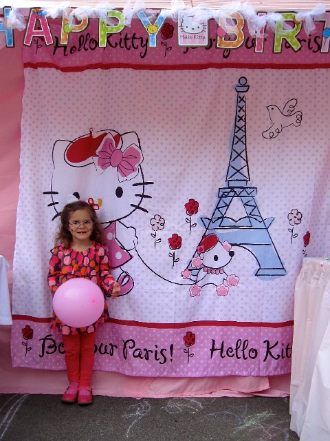 IMG_6114.jpg - One of our playgroup-mates must also be a fan of Hello Kitty ... the theme to Kaylin's birthday party.