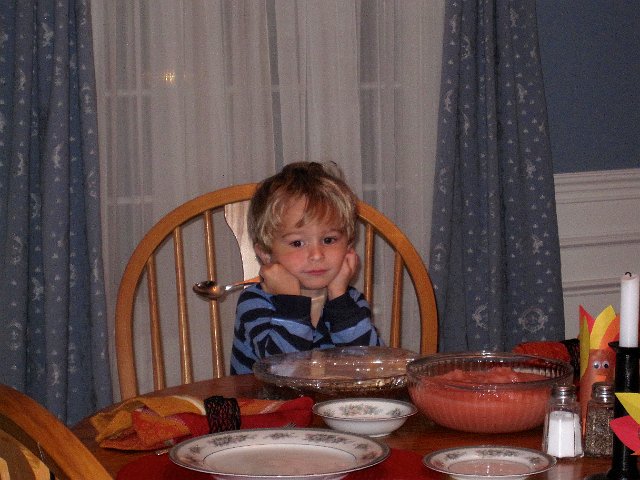 IMG_3047.jpg - Nathan:  How about you just let me have the big bowl of applesauce, please??