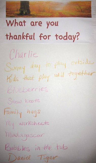 IMG_5980.jpg - We had been listing items to be thankful for during the month of November; here it is for 2012 (according to our young family).Catherine: age 4; Nathan, age 2